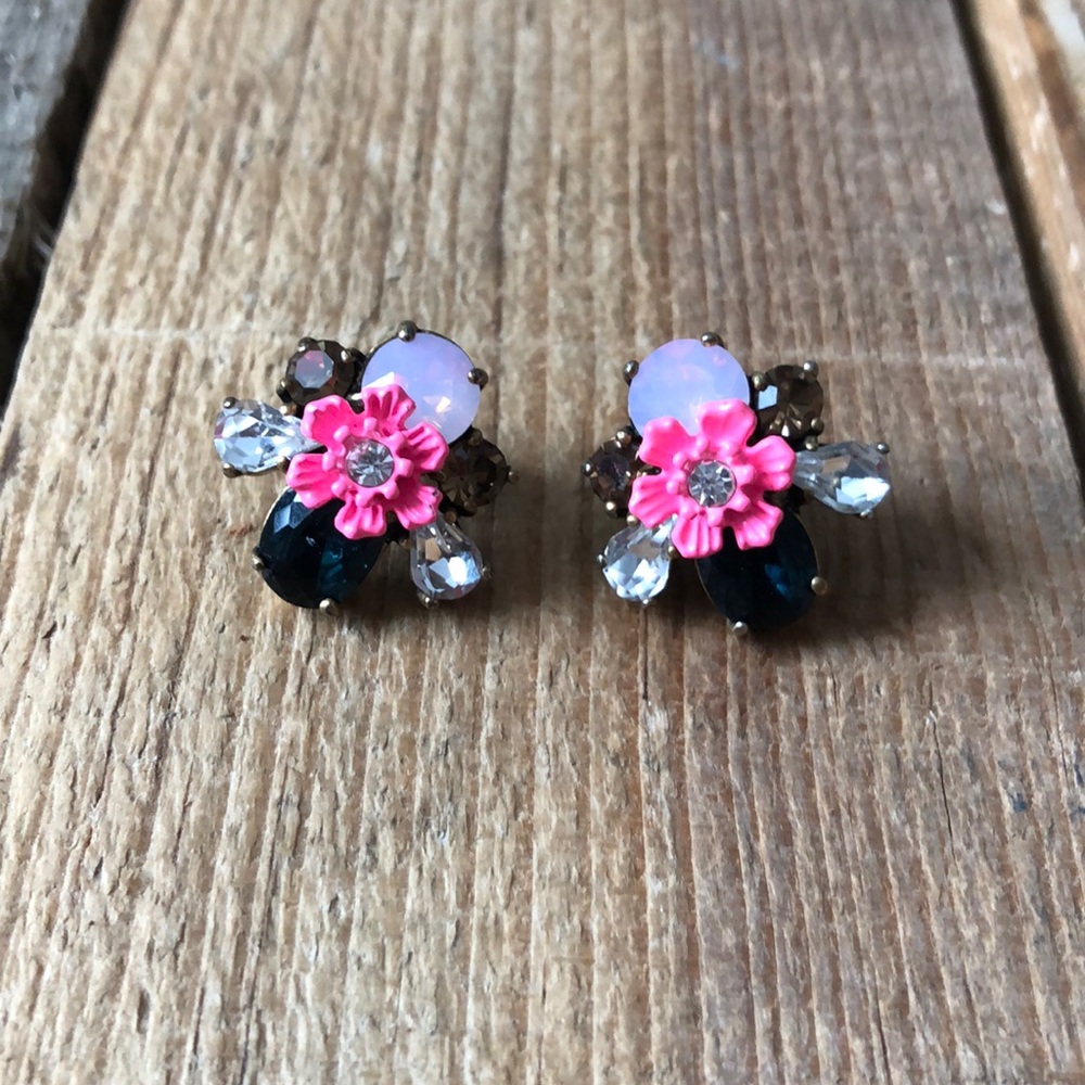 Multi Colored Stone Earrings JCREW